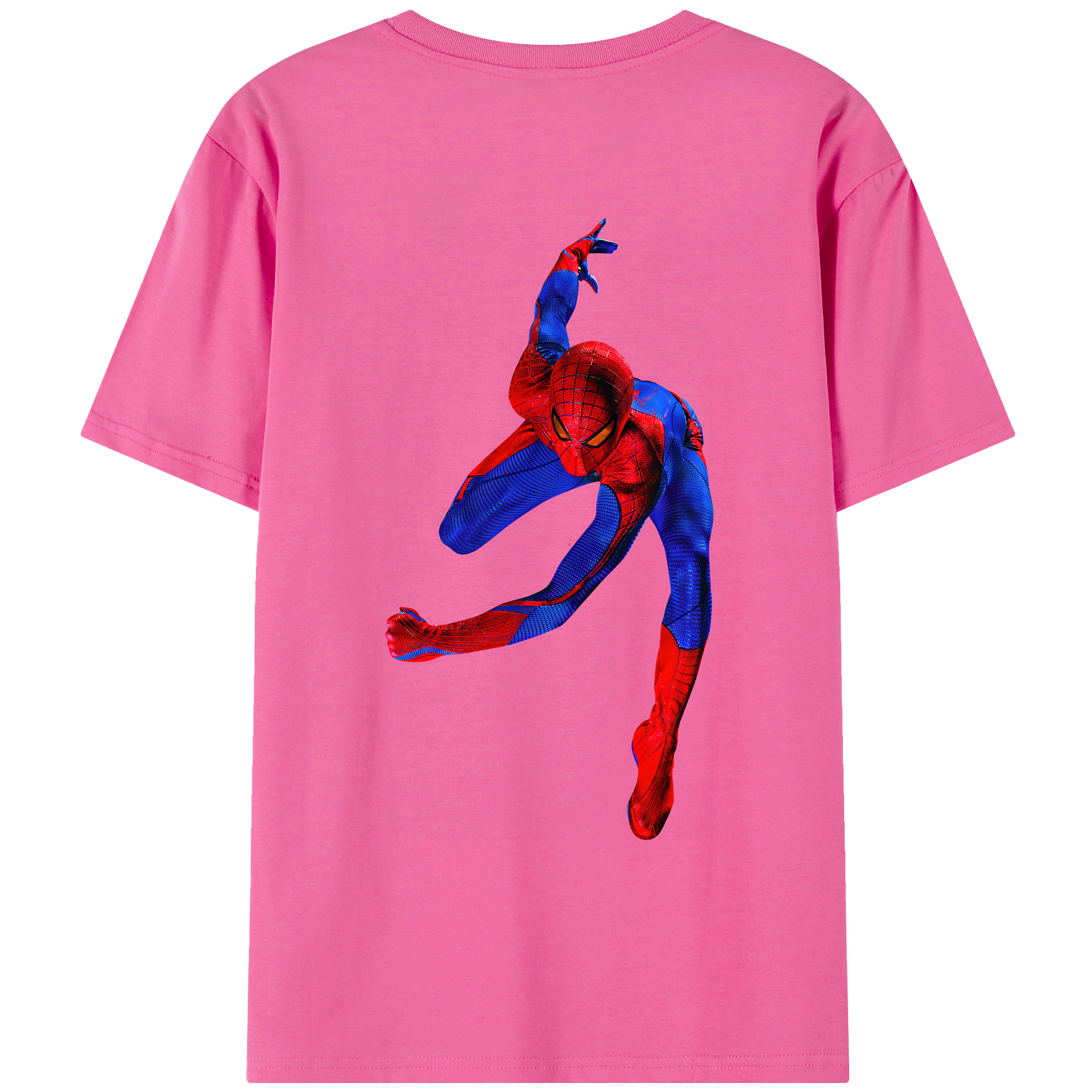 （画像用） Spider Man スパイダーマン レディース半袖Tシャツ(バックプリント)